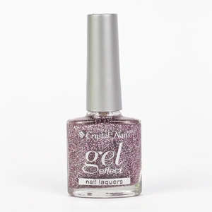 Crystal Nails GEL Effect Körömlakk 43 - Glitter Pink 10ML főképe